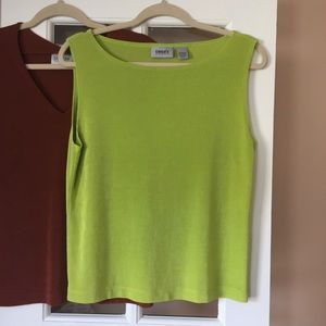 Chico's Travelers Collection - Green Tank